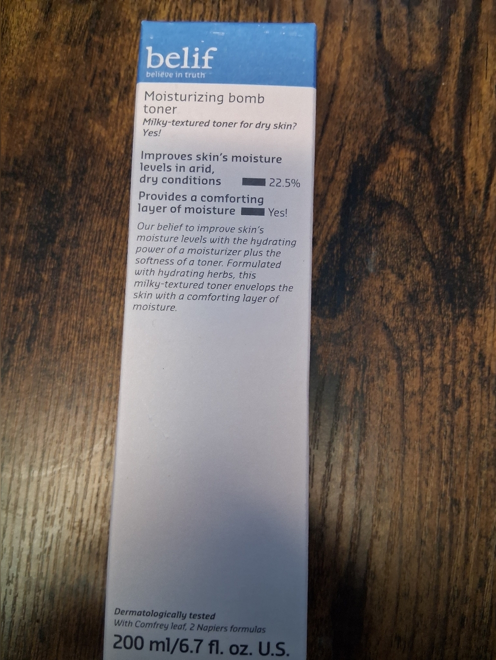 belif Moisturizing Bomb Toner
